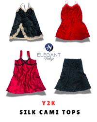 Y2K Seiden-Cami-Tops - EV1626