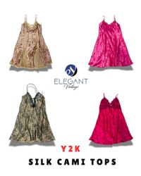Y2K Seiden-Cami-Tops - EV1629