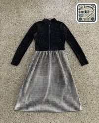 Upcycled Tweed Kleid