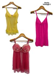 💥 RV1545 Y2K Victoria Secrets Cami Tops