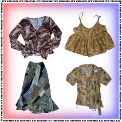 Set Pattern Chaos - Top, Vestiti, Gonne (SS-1789)