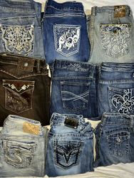 VIGOSS AND OTHER MIX BRANDS JEANS (4028)