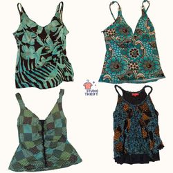 Tropical Teal Y2K Camis(CT-009)