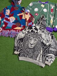 Upcycle Tapestry Blanket Sweater & Hoodies