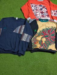 Upcycle Adidas Wandteppich Decken Sweatshirt & Pul..