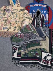 Upcycle Tapestry Hoodie