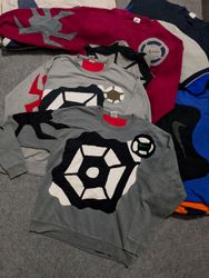 Moletom Upcycle Nike Spider Patchwork