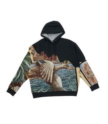 Upcycle Hoodie With Tapestry