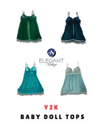 Y2K Baby Doll Tops - EV1642