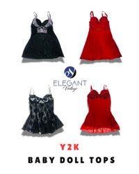 Y2K Baby Doll Tops - EV1645