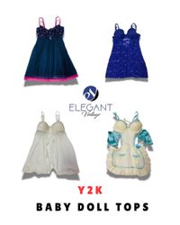 Y2K Baby Doll Tops - EV1646