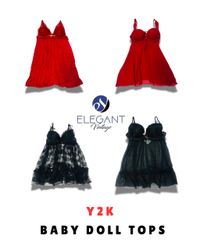 Y2K Baby Doll Tops - EV1650