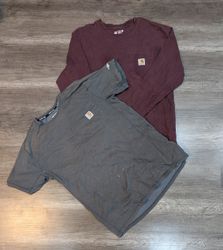 1749 - Camisetas Carhartt de Manga Curta e Longa