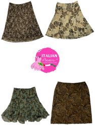 Jupes en poly tons terreux Y2k