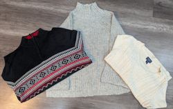 1769 - Chaps Casual, maglioni a collo alto, a cern..