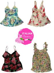 Y2k unique Floral print Nighty