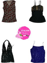 Y2k unique beeded & sequence tops