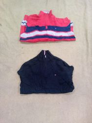 トミーヒルフィガー 1/4ジップセーター