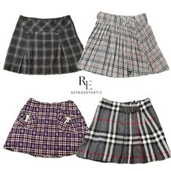 Y2K Era Cyber Girl Wool Skirts RE-2674