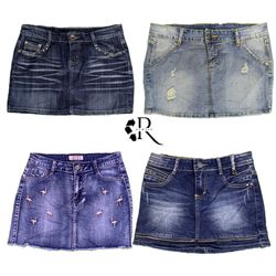 JUPE MINI EN DENIM Y2K IT GIRL RW-1418