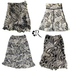 Y2K London Night Grunge Maxi Skirts Rw-1420