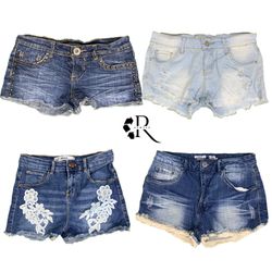 Y2K Britney Era Girl Denim Sexy Mini Shorts Rw-142..