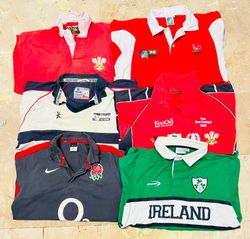 mix vintage club rugby shirts bundle 16
