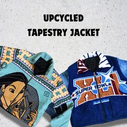アップサイクルタペストリージャケット | MOQ 15個