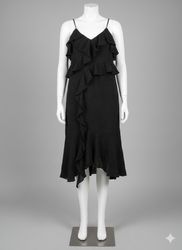 1780 - Y2K Style Printed & Plain Dress