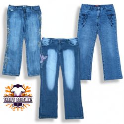 Y2K Embellished Flare jeans