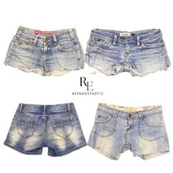 Y2K Britney Era Girl Denim Sexy Shorts RE-2685