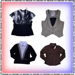 Y2K Corporate-Tops, Skirts, Coats Musfira (SS-1797..