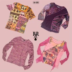 Y2K Baby in Pink Mix Tops (AA-636)