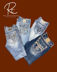 RT 1327 Rock Revival Men Mix Jeans