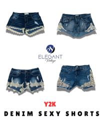 Shorts en denim sexy Y2K - EV1695
