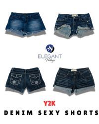 Shorts en denim sexy Y2K - EV1696