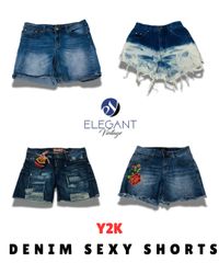 Shorts Sexy en Jean Y2K - EV1698
