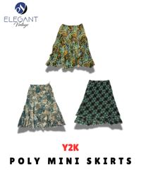 Y2K Poly Mini Skirts - EV1717