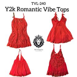 Y2Kロマンティックバイブレーストップス (TVL-240)