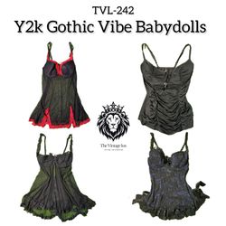 Y2Kゴシックバイブベビードール (TVL-242)