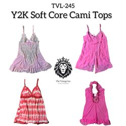 Y2Kソフトコアキャミトップス (TVL-245)