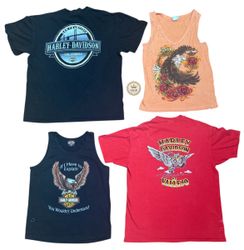 Harley Davidson T-Shirts 10 pcs At 256