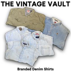 Branded Denim Shirts including Tommy, Polo and oth..