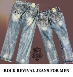 Premium Rock Revival Jeans for Men