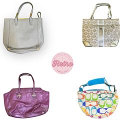 Vintage Coach Shoulder Bag – Y2K Iconic Style (E)