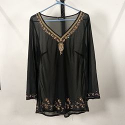 Y2K BLOUSES (BLACKISH) - BUNDLE 07