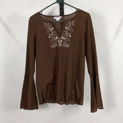 Y2Kブラウス（ブラウン系）- バンドル16