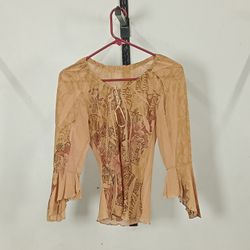 Y2K BLOUSES (BROWNISH) - BUNDLE 20