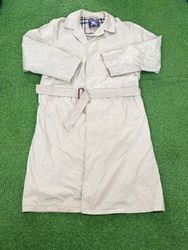 Burberry trench coat and Barbour