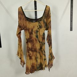 Y2K BLOUSES (BROWNISH) - BUNDLE 23